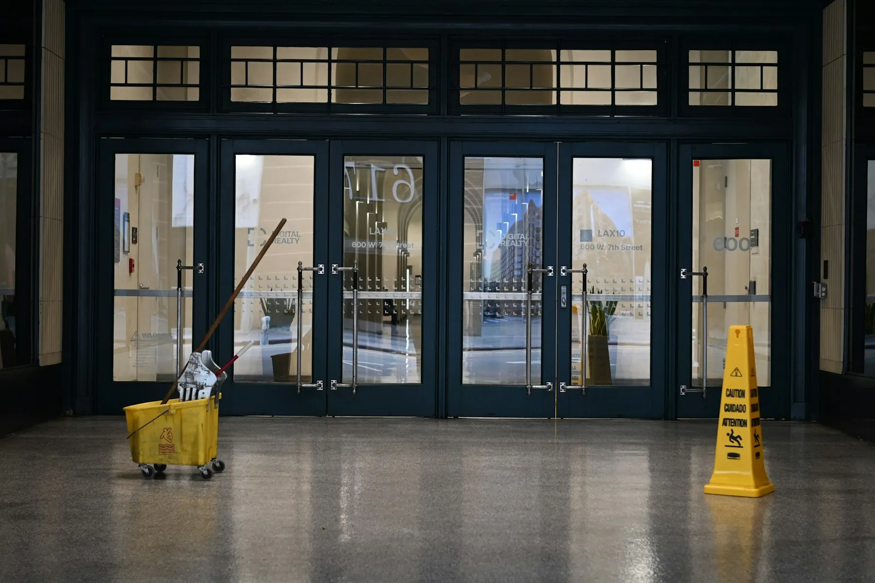 Janitorial services for commercial buildings
