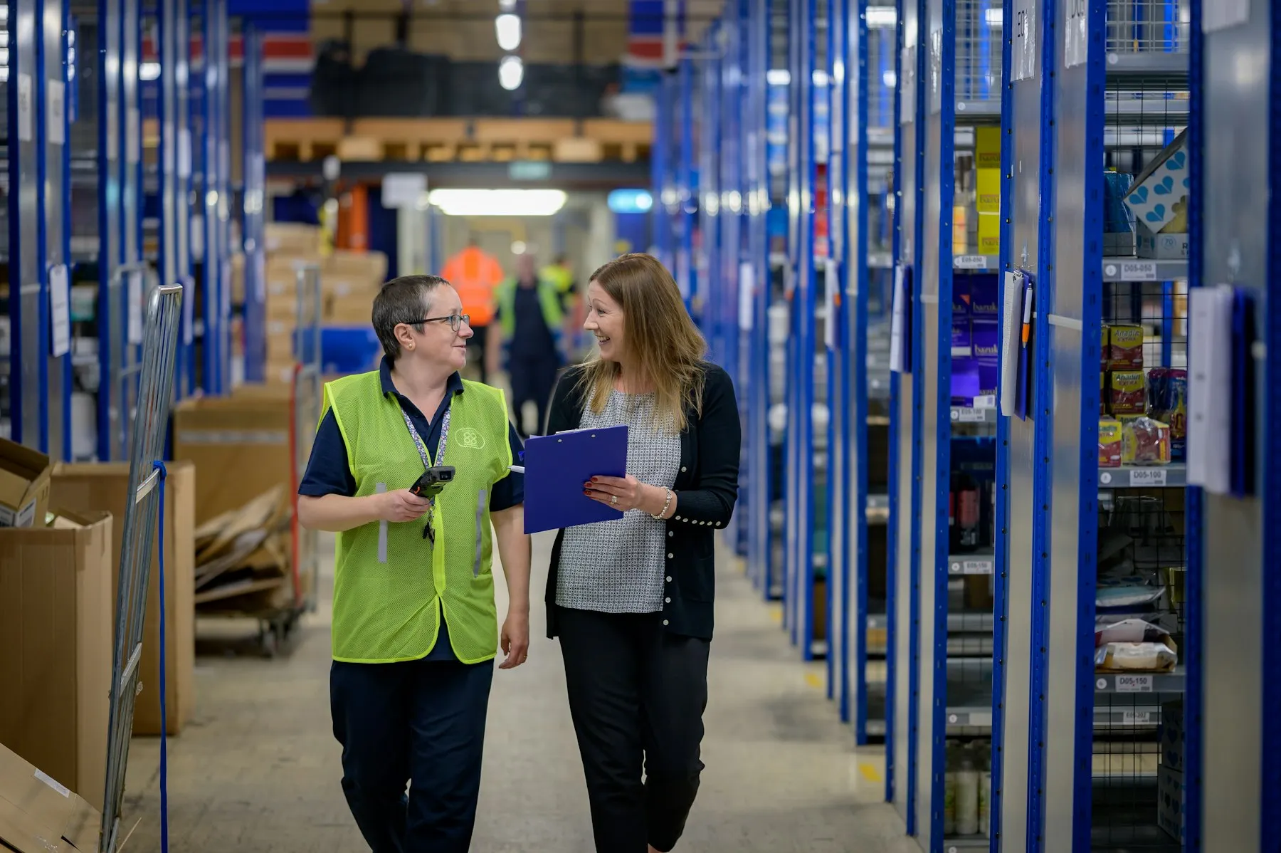 Warehouse pickers and packers